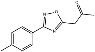 1-[3-(4-METHYLPHENYL)-1,2,4-OXADIAZOL-5-YL]ACETONE Struktur