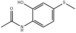 2-hydroxy-5-methylthioacetanilide Struktur