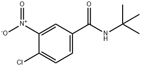 N-tert-butyl-4-chloro-3-nitrobenzamide Struktur