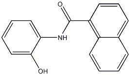 N-(2-hydroxyphenyl)-1-naphthamide Struktur