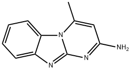 Pyrimido[1,2-a]benzimidazol-2-amine, 4-methyl- (9CI) Struktur