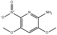 2-Pyridinamine,3,5-dimethoxy-6-nitro-(9CI) Struktur