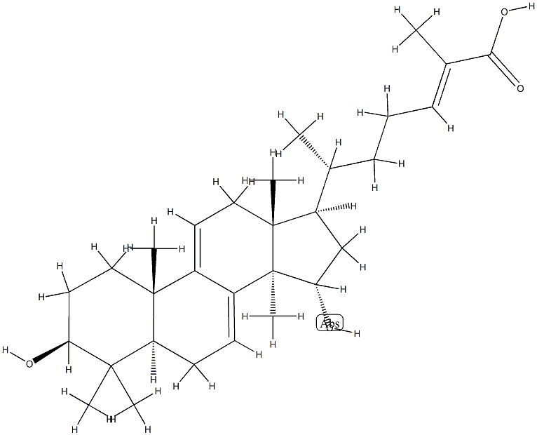 Ganoderic acid Jb Struktur