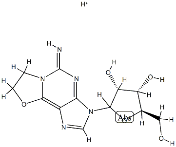 1,O(6)-ethanoguanosine Struktur