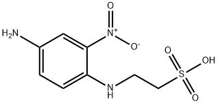 N-(4-isothiocyano-2-nitrophenyl)-2-aminoethanesulfonate Struktur