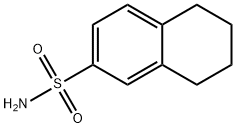 5,6,7,8-tetrahydronaphthalene-2-sulfonamide Struktur