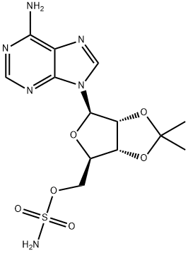 Furo[3,4-d]-1,3-dioxole, adenosine deriv. Struktur