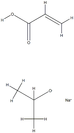 2-Propenoic acid, telomer with 2-propanol, sodium salt Struktur