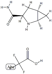 (1R,3R,5R)-2-氮雜雙環(huán)[3.1.0]己烷-3-甲酰胺 2,2,2-三氟乙酸鹽 結(jié)構(gòu)式