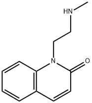 2(1H)-Quinolinone,1-[2-(methylamino)ethyl]-(9CI) Struktur