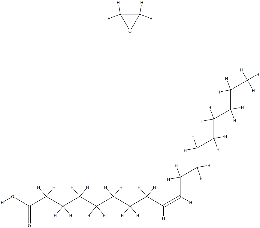 9-Octadecenoic acid (Z)-, polymer with oxirane Struktur