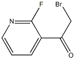 2-bromo-1-(2-fluoropyridin-3-yl)ethanone Struktur