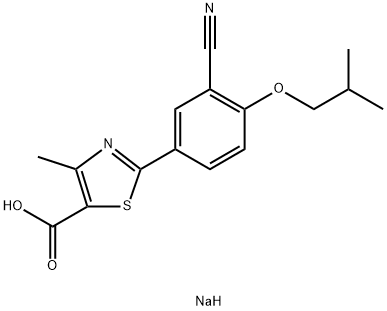 Febuxostat (sodiuM salt) Struktur