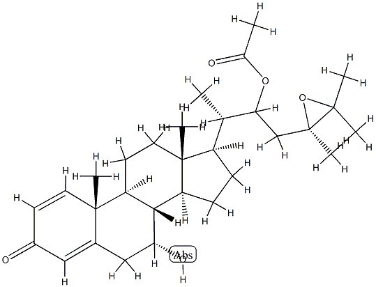 petuniasterone-C22-O-acetate Struktur