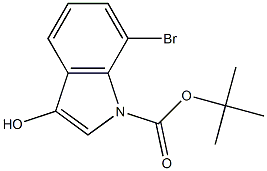 1-Boc-Indol-3-ol, 7-broMo (replaceMent for 7-broMo- Indoxyl) Struktur