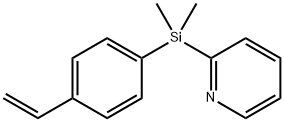 Pyridine,2-[(4-ethenylphenyl)dimethylsilyl]-(9CI) Struktur