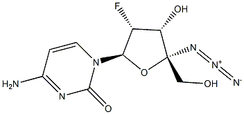 4'-C-azido-2'-deoxy-2'-fluoro-cytidine|4'-C-疊氮基-2'-脫氧-2'-氟胞苷