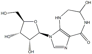 azepinomycin 3-ribofuranoside Struktur