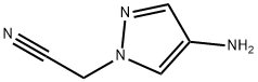 2-(4-amino-1H-pyrazol-1-yl)acetonitrile Struktur