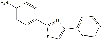 2-(4-AMinophenyl)-4-(4-pyridyl)thiazole, 97% Struktur