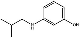 3-[(2-methylpropyl)amino]phenol Struktur