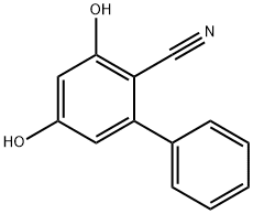 [1,1-Biphenyl]-2-carbonitrile,3,5-dihydroxy-(9CI) Struktur