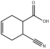 3-Cyclohexene-1-carboxylicacid,6-cyano-(9CI) Struktur