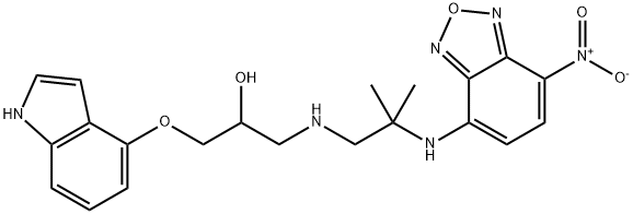 pindolol-NBD Struktur