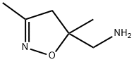 1-(3,5-dimethyl-4,5-dihydro-5-isoxazolyl)methanamine(SALTDATA: HCl) Struktur