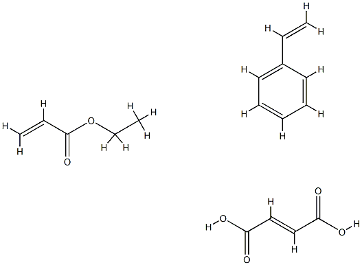 (E)-2-BUTENEDIOIC ACID AND ETHENYLBENZENE) Struktur