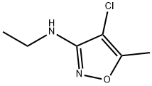 3-Isoxazolamine,4-chloro-N-ethyl-5-methyl-(9CI) Struktur