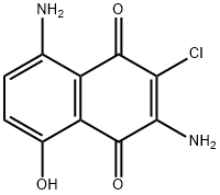 Juglone,  3,8-diamino-2-chloro-  (6CI) Struktur