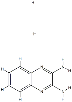 2,3-Quinoxalinediamine,  conjugate  diacid  (9CI) Struktur