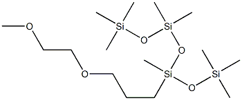 DIMETHYLSILOXANE, ETHYLENE OXIDE BLOCK COPOLYMER Struktur