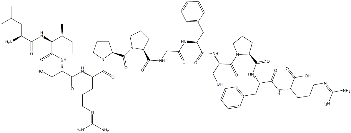 bradykinin, Leu-Ile-Ser- Struktur