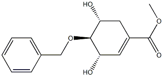 methyl 4-O-benzyl-3-epishikimate Struktur