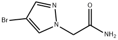 4-Bromo-1H-pyrazole-1-acetamide Struktur