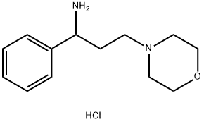 3-Morpholin-4-yl-1-phenyl-propylaminedihydrochloride Struktur