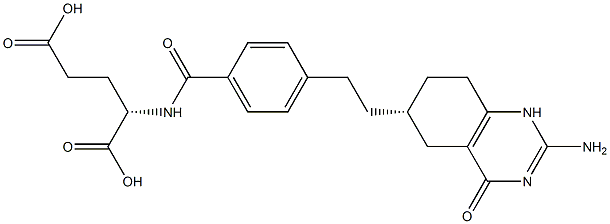 5,8,10-trideaza-5,6,7,8-tetrahydrofolate Struktur