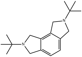 2,7-Di-tert-butyl-1,2,3,6,7,8-hexahydro-benzo[1,2-c:3,4-c']dipyrrole Struktur