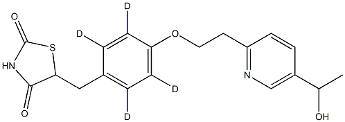 Hydroxy Pioglitazone-d4 (M-IV) Struktur