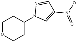 4-Nitro-1-(tetrahydro-2H-pyran-4-yl-1H-pyrazole Struktur