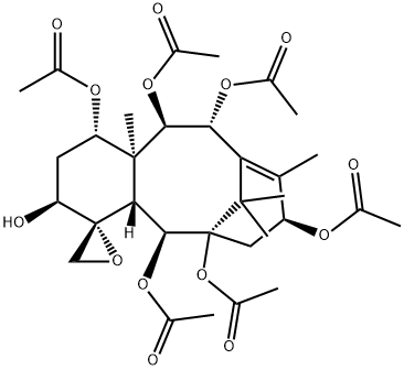 1- acetoxy-5-deacetyl-baccatin I Struktur