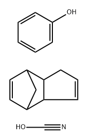 Phenol, polymer with 3a,4,7,7a-tetrahydro-4,7-methano-1H-indene, cyanate Struktur