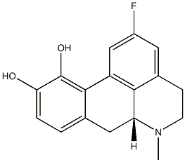 2-fluoroapomorphine Struktur