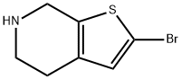 2-broMo-4,5,6,7-tetrahydrothieno[2,3-c]pyridine Struktur