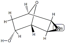 3,8-Dioxatricyclo[3.2.1.02,4]octan-6-ol,  [1R-(1-alpha-,2-bta-,4-bta-,5-alpha-,6-bta-)]-  (9CI) Struktur