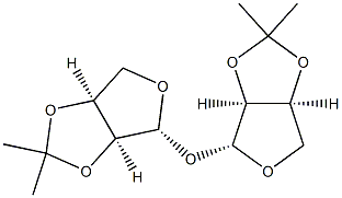 2,3-isoprolylideneerthrofuranosyl 2,3-O-isopropylideneerythrofuranoside Struktur