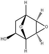 3,8-Dioxatricyclo[3.2.1.02,4]octan-6-ol,  [1R-(1-alpha-,2-bta-,4-bta-,5-alpha-,6-alpha-)]-  (9CI) Struktur