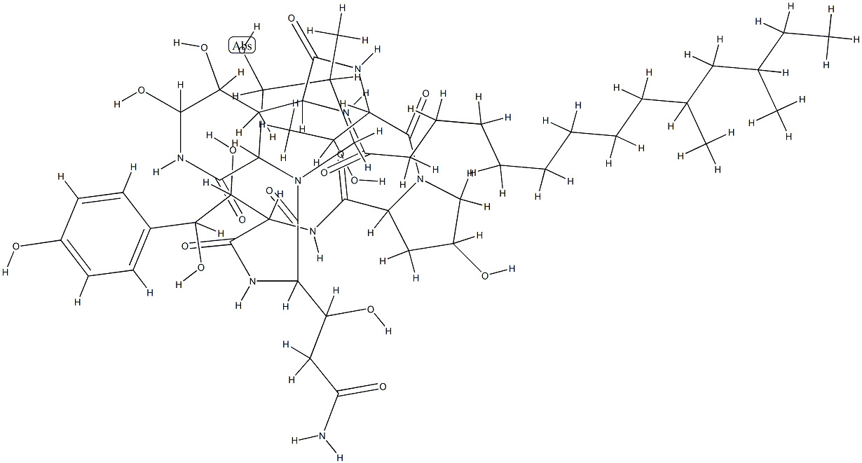 pneumocandin A(0) Struktur